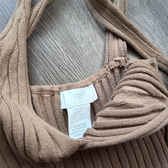 H&M Tan Ribbed Knit Dress - Picture 4 of 7